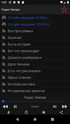 Радио Звезда онлайн, новые пер android App screenshot 3